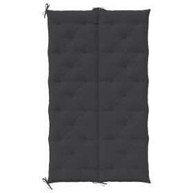 vidaXL PernÄƒ bancÄƒ de grÄƒdinÄƒ, negru, 180x(50+50)x7cm, material oxford