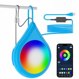 SPL-FLL00X 6-inch 12V 20W Blue Droplet Shaped RGB Pool Light 26FT