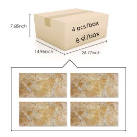 12X24 Inch Gold Yellow Beige Natural Marble, For Floor And Wall, Polished Marble Tile, Natural Stone