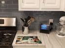 NEW Great Pyrenees Cozy Christmas Glass Cutting Board Decorative Tempered Glass Kitchen Cutting and Serving Board Large Size Chopping Board