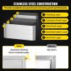 VEVOR BBQ Access Door 31W x 24H Inch, Double BBQ Door Stainless Steel with Recessed Handle, Outdoor Kitchen Doors for BBQ Island, Grill Station