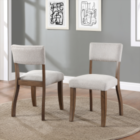 Wade - Side Chair Set Of 2 - White (Color: White)