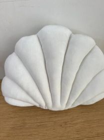 Simulation Shell Pillow Cushion Doll Nap Pillow (Option: White-M)