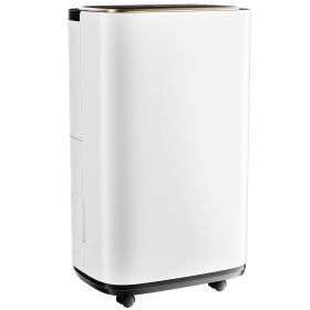 50 Pin Portable Dehumidifier For Family Bedrooms  Bathrooms, And Large Rooms (Option: White small)